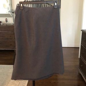 A line gray skirt